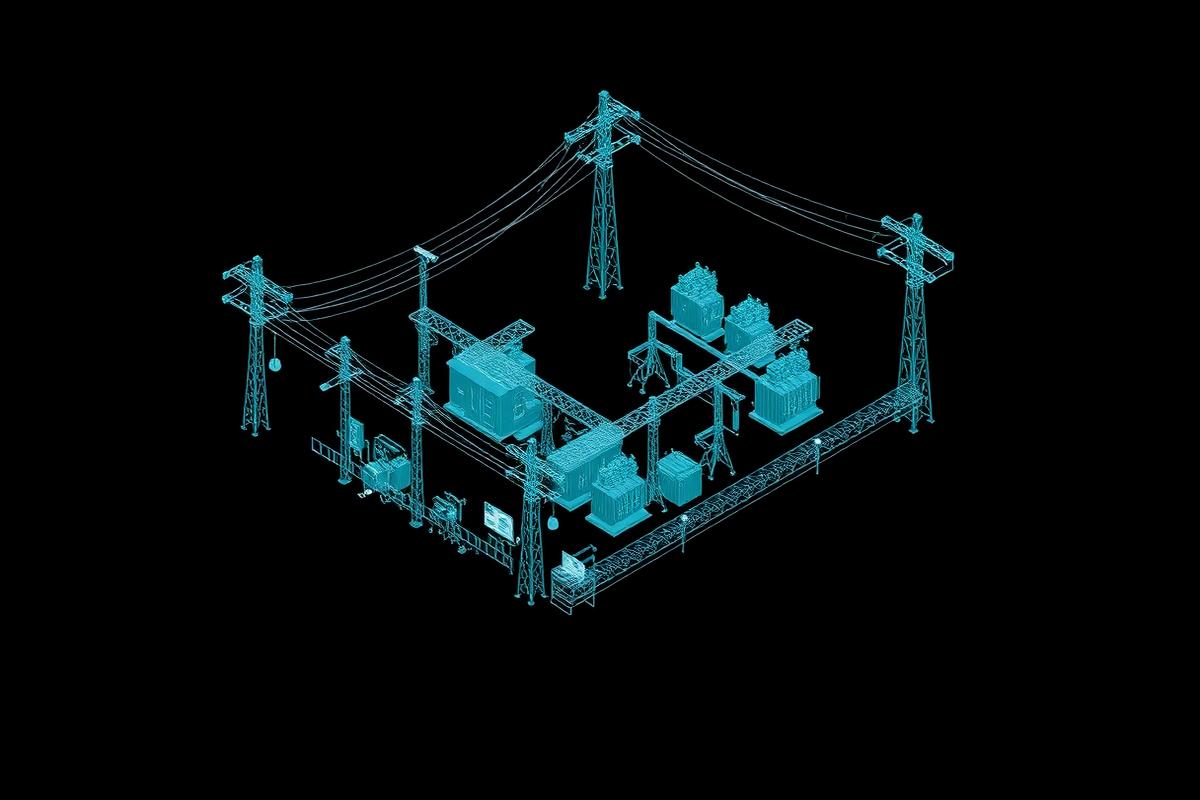 Isometric illustration for episode 02: Keeping the Lights On