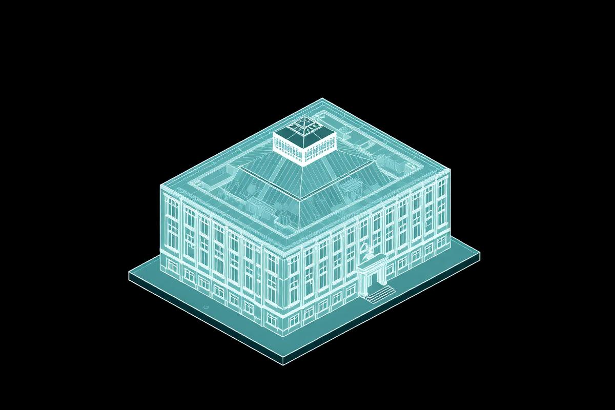 Isometric illustration for episode 05: The Building We Keep Renovating