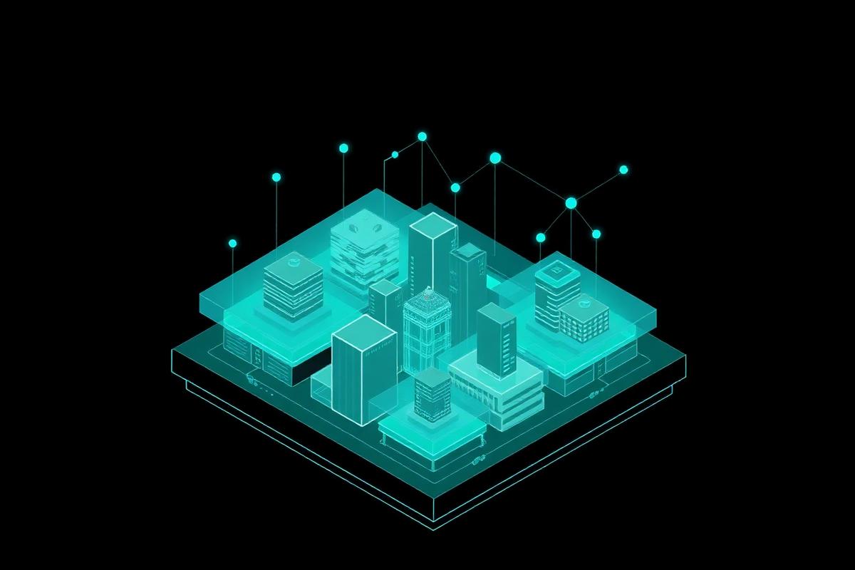 Isometric illustration for episode 08: The Digital Twin That Has to Earn Its Budget